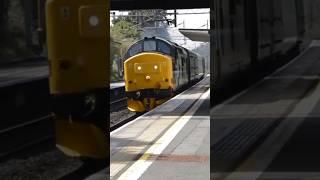 37409 Loch Awe thrashing through Lea Hall working ECS from Crewe LSL to Eastleigh Arlington