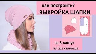 Как построить выкройку шапки за 5минут [Mirina_hm]