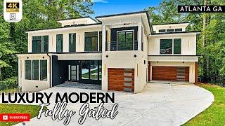 Indulge in this NEW Modern Luxury MASTERPIECE - Gated & NO HOA - Atlanta Homes For Sale