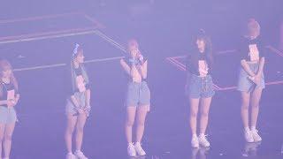 [4K] 190608 EYES ON ME in Seoul 아이즈원 콘서트 엔딩멘트 풀직캠 Full fancam