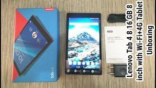 Lenovo Tab 4 8 16 GB 8 inch with Wi-Fi+4G Tablet - Unboxing (Raw Video)