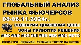 Московская биржа, фьючерсы, биржевая аналитика. 05-08.11.24г.