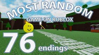 How To Get All Endings *Most Random Game On Roblox*