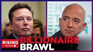 BILLIONAIRES Elon Musk, Jeff Bezos BEEF Over Trump: Rising REACTS