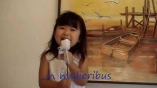 Ave Maria by 3-year old