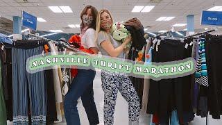 5 Hours Thrifting in Nashville || My LAST Nashville thrift trip!!