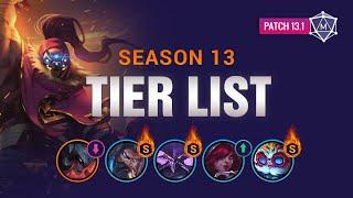 NEW Season 13 TIER LIST for League of Legends (Patch 13.1)