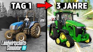 Ich habe 3 Jahre lang Landwirtschaft von Grund auf betrieben! Landwirtschafts-Simulator 22