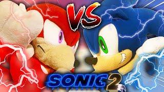 SONIC V.S. KNUCKLES (Sonic Movie 2 Plush) - Sonic and Friends