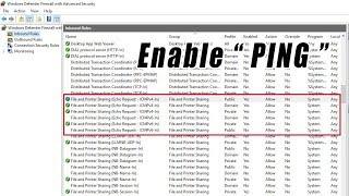 How to Enable " PING " in Windows 11/10