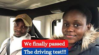 We failed the driving test 3 times, finally we passed 