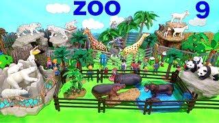 Wild Zoo Animal Toys For Kids - Learn Animal Names and Sounds - Learn Colors