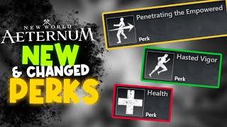 Was HEALTH Actually Nerfed? New World Aeternum New & Changed Perks