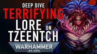 Deep Dive on the Chaos God Tzeentch in Warhammer 40K #chaosdemons #wh40klore #spacemarines