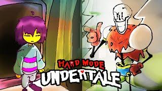 Undertale Hard Mode - Papyrus Fight Remastered | UNDERTALE Fangame | All Endings (Demo)