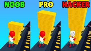 NOOB vs PRO vs HACKER in Stack Colors!