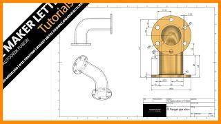 Speed Up Your Fusion Workflow: Flanged Pipe Elbow & Drawing Guide