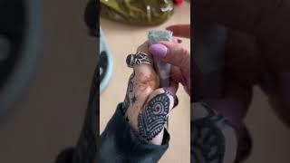 Henna Cone Tool Origins?  #henna #mehndi #satisfyingvideos