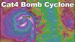 Cat 4 Bomb Cyclone Off The West Coast - Time May Be An Illusion - 300,000 Year Old Butchering Site