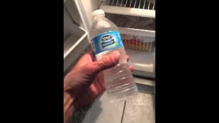 Water bottle trick