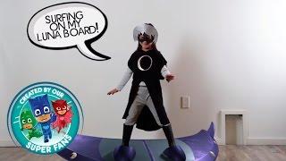 DIY Halloween Costume for PJ Masks villain LUNA GIRL!!