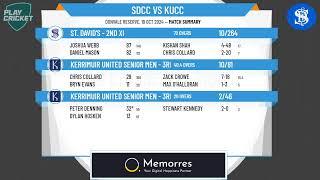 St. David's - 2nd XI v Kerrimuir United Senior Men - 3rd XI (Day 2)