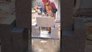 The process of smoothing marble using modern grinding tools #shorts