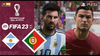 Portugal vs Argentina | Qatar 2022 World Cup Final | PS5 | Realistic Graphics 4KUHD