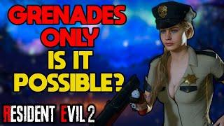 I Almost Beat Resident Evil 2 Grenade Launcher Only