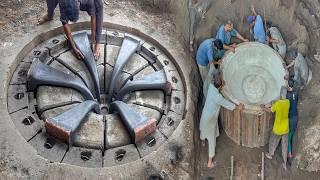 the Manufacturing Process of biggest Turbine impeller | Heavy-duty industrial Oil pump impeller!