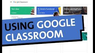 Using Google Classroom