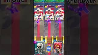 CR Skeleton VS Boss Bandit #clashroyale  #クラロワ #cr