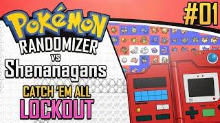 Pokemon Randomizer Catch 'Em All LOCKOUT vs Shenanagans #1