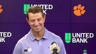 Dabo Swinney preview Pitt, pt. 2