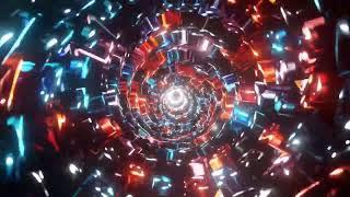 4K Abstract Sci Fi Tunnel VJ Motion Background || Neon Light Tunne l Free VJ Loops | 4K VJ Loops