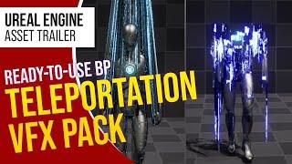 Ultimate Teleportation VFX Pack for Unreal Engine 5 | Sci-Fi & Magic Effects