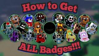 [UPDATED] How to Get ALL Badges!!! | Fazbear's Relighted RP | Roblox