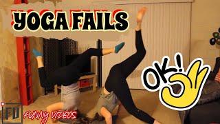 YOGA FAILS COMPILATION/FUNNY FAILS