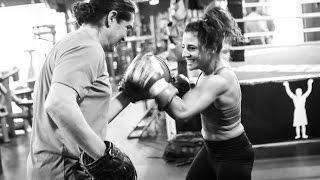 Boxtraining mit Susi Kentikian und Magomed Schaburow