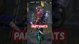 Получи набор КОРОН годовщины маскарада для персонажей  код PARTYHATS в Dead by Daylight