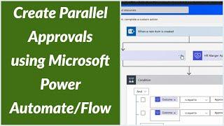 How to Create Parallel Approvals using Power Automate / MS Flow