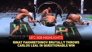 UFC 308 Results: Confusing referee judgement gives Rinat Fakhretdinov win over Carlos Leal