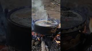 Amazing Lifehack: How to Easily Make Natural Charcoal for Comping! #survival#camping#outdoors