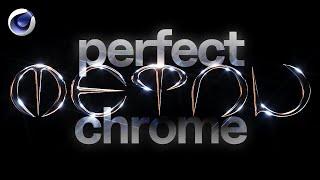 Creating PERFECT Chrome Type in Cinema 4D and Octane │ september ®