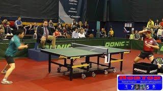 Alexey SMIRNOV vs Dmitriy TSYIBIKDORZHIEV 1/4 Russian Premier League Playoff Table Tennis