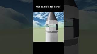 This rocket goes the SPEED OF LIGHT! #shorts #roblox #rocket