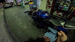 YAMAHA R6 YZF - NIGHT RIDE - PURE SOUND - 4K