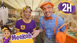 Blippi and Meekah Make Yummy Goodies! | 2 HR OF MEEKAH! | Educational Videos for Kids