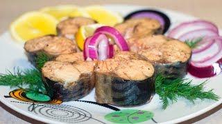 ВКУСНЮЩАЯ РЫБКА!  СКУМБРИЯ в луковой шелухе за 3 МИНУТЫ!  БЫСТРЕЕ НЕ БЫВАЕТ!