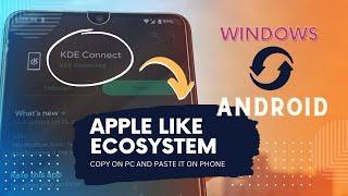 KDE CONNECT | APPLE LIKE ECOSYTEM IN WINDOWS